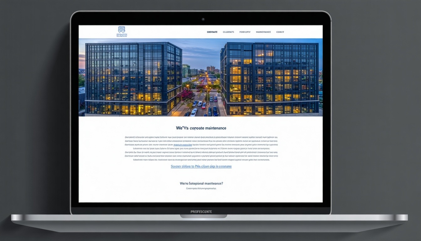 Website maintenance and redesign for a corporate client
